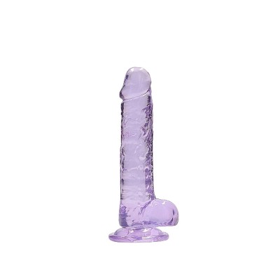 Dildo z przyssawką penis realistyczny żylasty 19cm